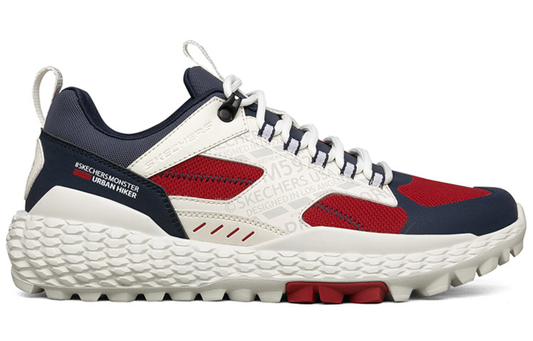 Order Skechers Monster Sports Shoes White/Blue/Red 666131-WNVR
