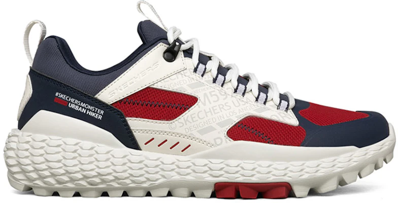 Skechers Monster Sports Shoes White/Blue/Red 666131-WNVR Order Skechers Monster Sports Shoes White/Blue/Red 666131-WNVR