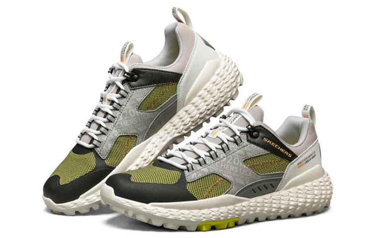 Lookbook Skechers Monster Sports Shoes Yellow 'Gray' 666131-GYLM