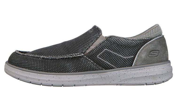 Buy Skechers Morelo-Port Viewer 'Negro Gris' 210493-BKGY