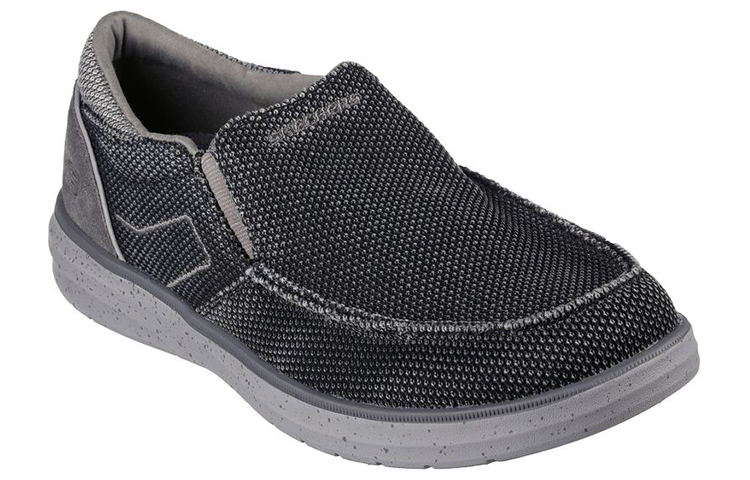 Lookbook Skechers Morelo-Port Viewer 'Negro Gris' 210493-BKGY