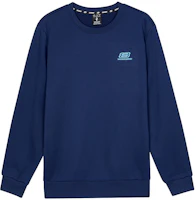 Skechers Navy Blue Fleece Comfort Pullover Sweatshirt Casual Long Sleeve L424U170-00DU Skechers Navy Blue Fleece Comfort Pullover Sweatshirt Casual Long Sleeve L424U170-00DU