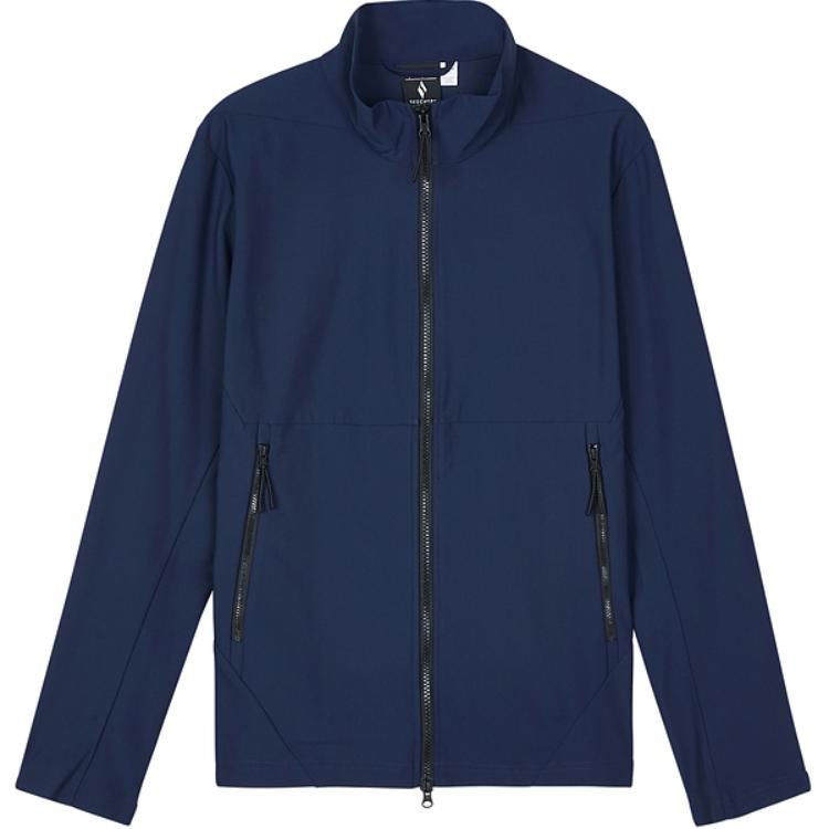 Skechers Navy Blue Soft Comfort Full-Zip Casual Jacket L324M084-002Z