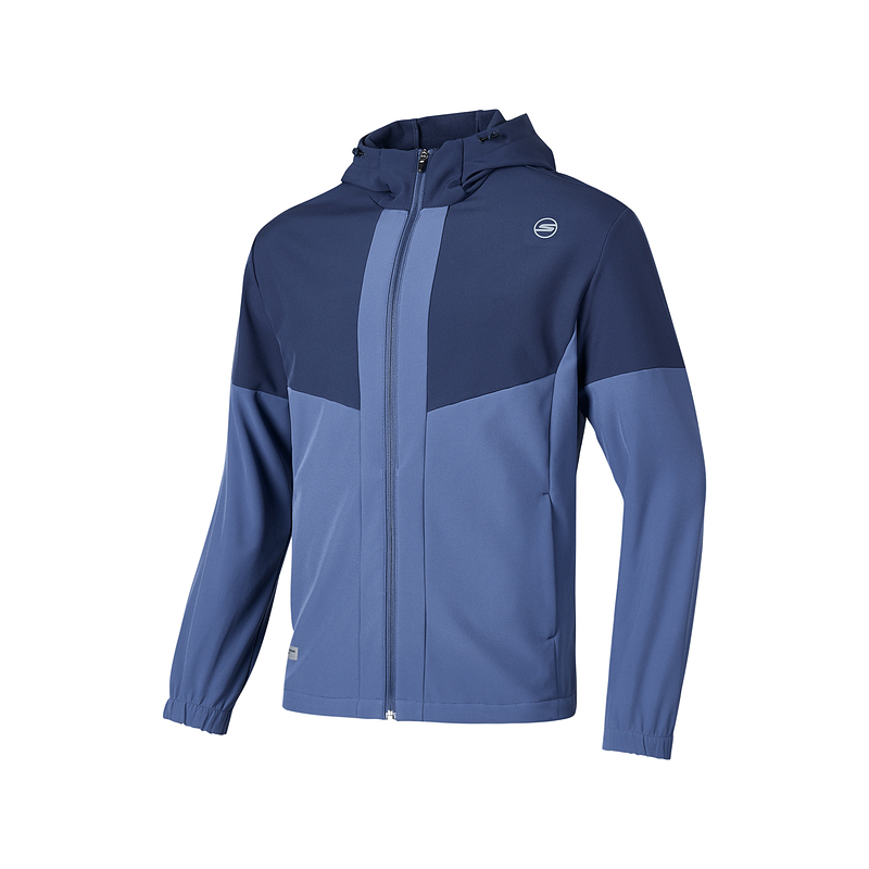 Skechers Navy Blue Windproof Waterproof Hooded Jacket – Soft & Comfortable P424M158-00DU