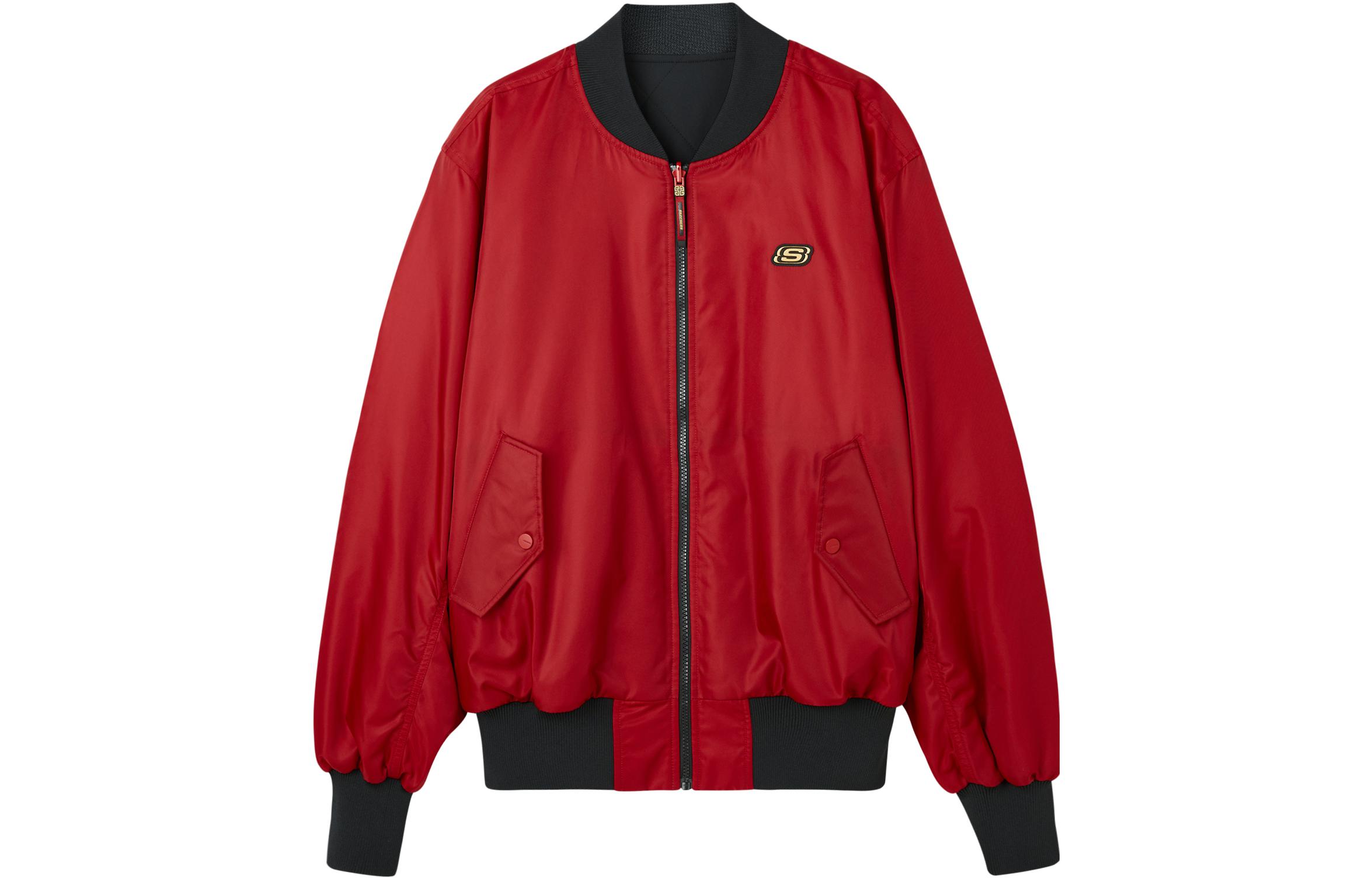 Skechers New Year Reversible Puffer Logo Jacket Red L124M008-03LC