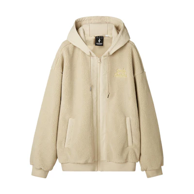 Skechers New Year Series S-COLOR Letter Print Hoodie Jacket - Irish Cream Unisex L124U049-028R