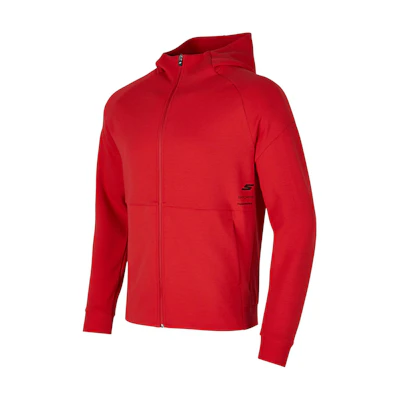 Skechers New Year Series Urban Red Hooded Windbreaker Running Jacket P423M058-03BW