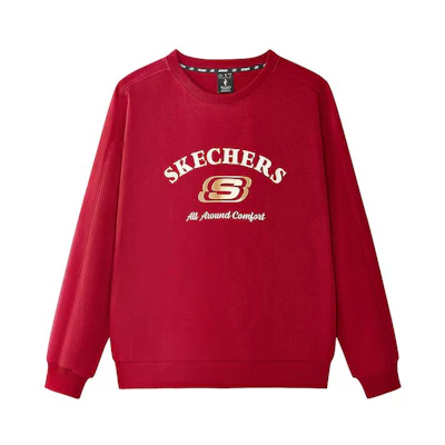 Skechers New Year Unisex Windproof Warm Casual Sweatshirt - Red L125U077-03LC