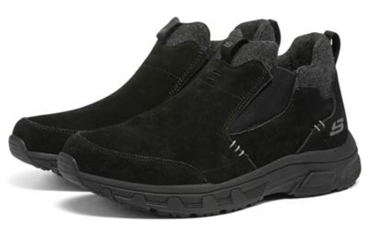 Shop Skechers Oak Canyon 減震防滑耐磨 低筒 運動休閒鞋 黑色