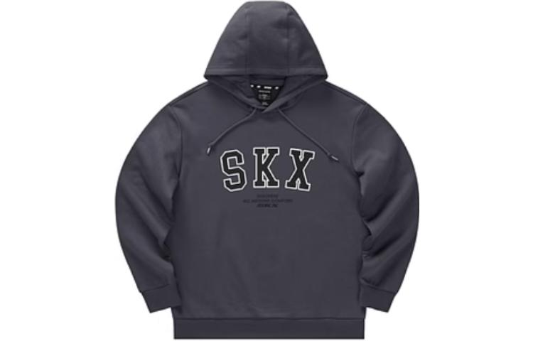 Skechers Odyssey Gray Hoodie with Letter Print P422M063-026R