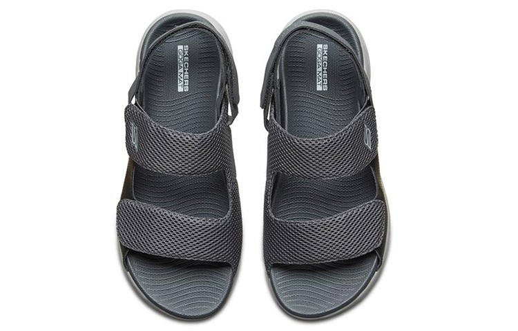 Shop Skechers On-The-Go 600 'Black Grey' 55362-BKGY