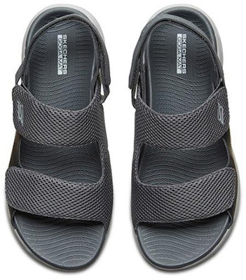 Skechers On-The-Go 600 'Hitam Abu' 55362-BKGY Shop Skechers On-The-Go 600 'Hitam Abu' 55362-BKGY