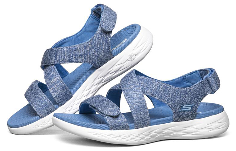 Lookbook Skechers On-The-Go 600 'Sandal Sukan Ringan Biru Keselesaan' 140027-BLU
