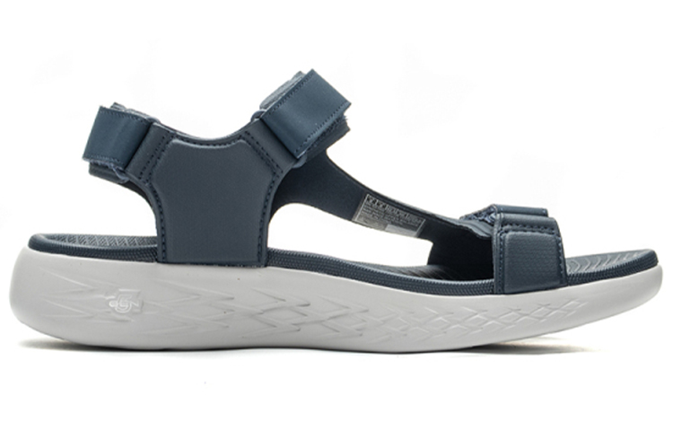 Order Skechers On-The-Go 600 Sandal Kasual Biru Tua Navy Pria Wanita 55366-NVY