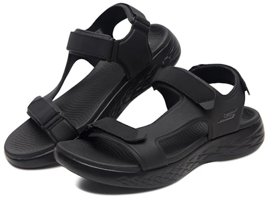 Skechers On-The-Go 600 Leisure Sandal Black 55366-BBK Lookbook Skechers On-The-Go 600 Leisure Sandal Black 55366-BBK