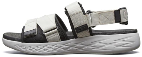 Skechers On-The-Go 600 Sandal Beige/White/Black 55367-WBK Skechers On-The-Go 600 Sandal Beige/White/Black 55367-WBK