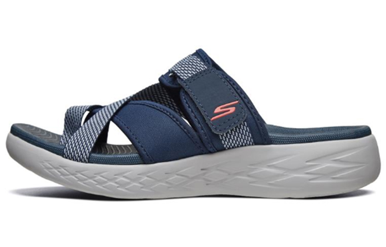Skechers On-The-Go 600 Sandals Blue/Grey 55361-NVGY