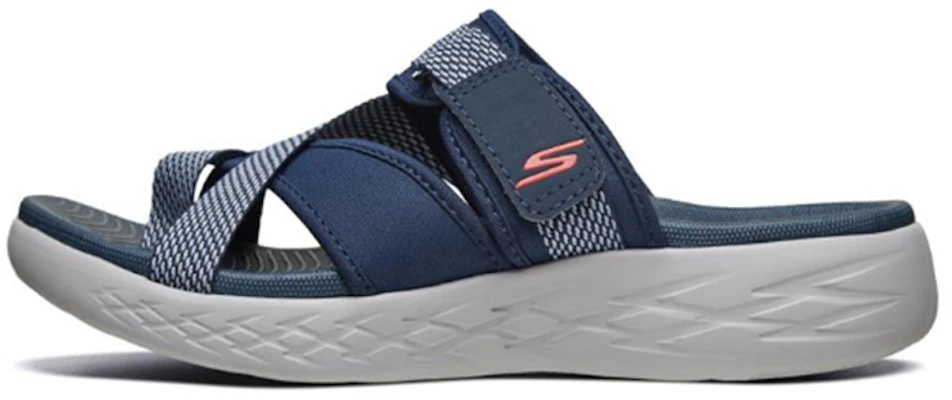 Skechers On-The-Go 600 Sandalen Blauw/Grijs 55361-NVGY Buy Skechers On-The-Go 600 Sandalen Blauw/Grijs 55361-NVGY