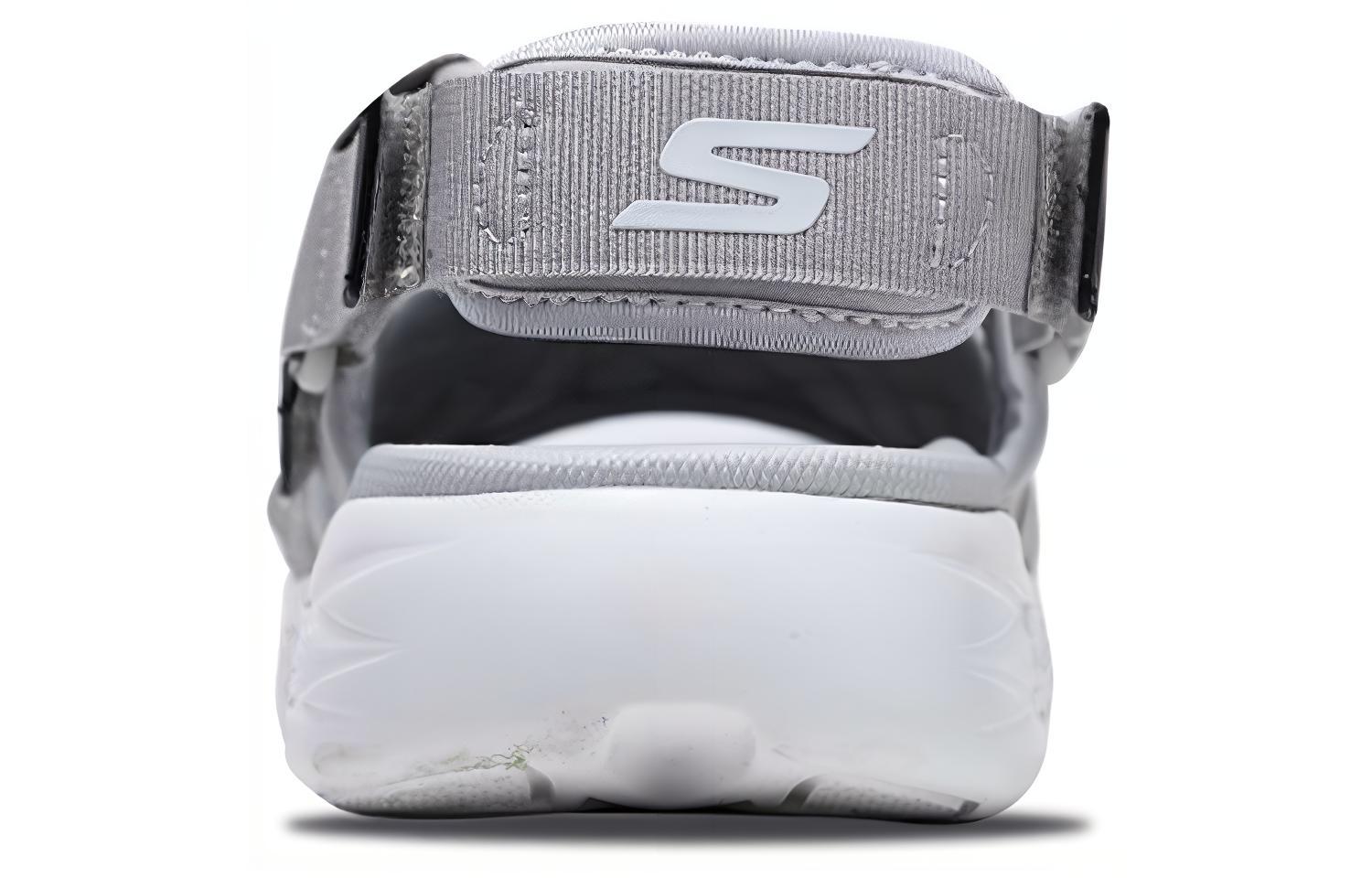 Shop Skechers On-The-Go 600 Sandals Grey/White 55367-LTGY