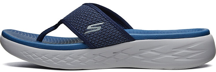 skechers-on-the-go-600-soft-sole-wear-resistant-flip-flops-blue-55375-nvbl