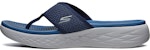 Skechers On-The-Go 600 Selipar Tahan Lasak Tapak Lembut Biru 55375-NVBL
