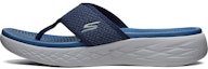 Buy Skechers On-The-Go 600 Selipar Tahan Lasak Tapak Lembut Biru 55375-NVBL