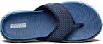 Lookbook Skechers On-The-Go 600 Selipar Tahan Lasak Tapak Lembut Biru 55375-NVBL