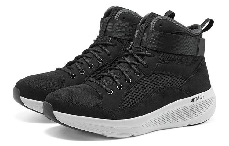 Lookbook Skechers On-The-Go Elevate 'Black High-Top' 894041-BLK