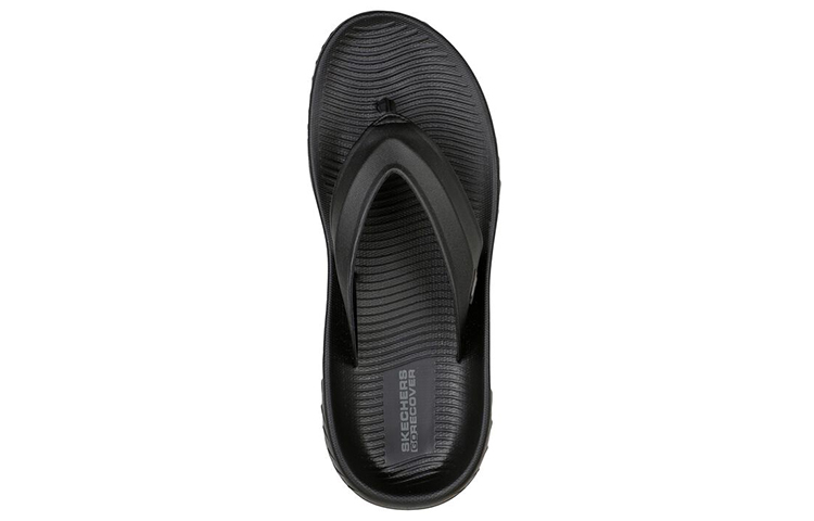 Lookbook Skechers On-The-Go Recover 夾腳拖鞋 黑色