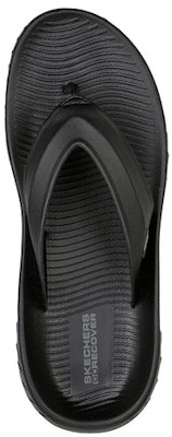 Skechers On-The-Go Recover 夾腳拖鞋 黑色 Lookbook Skechers On-The-Go Recover 夾腳拖鞋 黑色