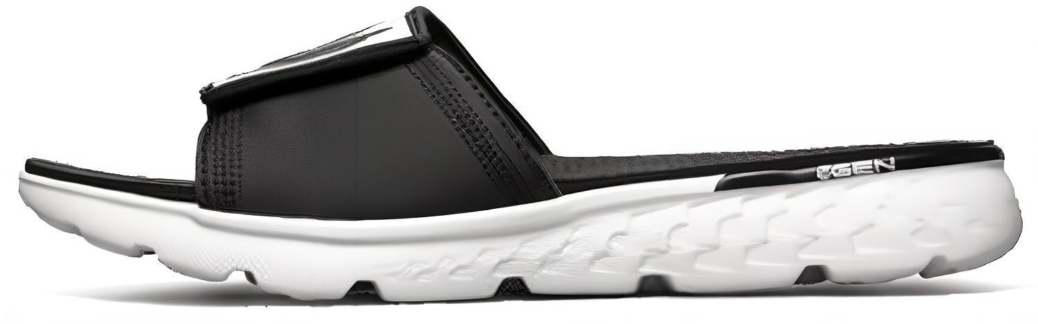 skechers-on-the-go-400-casual-slippers-black-white-54262-bkw