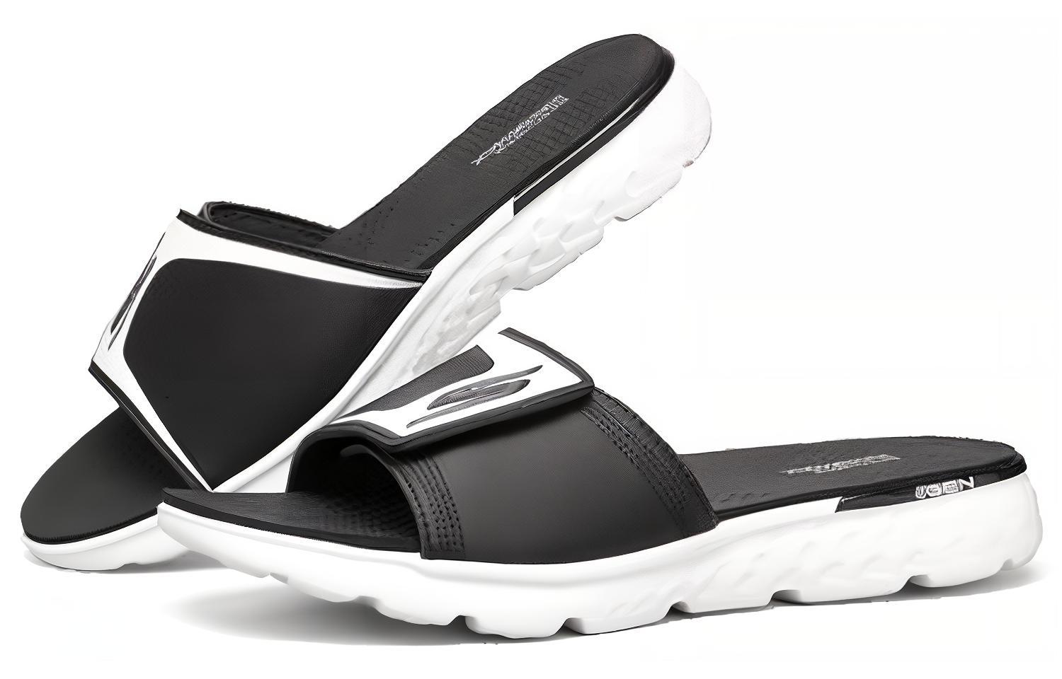 Lookbook Skechers On The Go 400 Zapatillas Casuales 'Negro Blanco' 54262-BKW