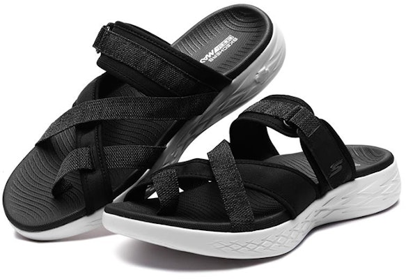Skechers On The Go 600 'Black White Comfort' 55360-BKW Lookbook Skechers On The Go 600 'Black White Comfort' 55360-BKW