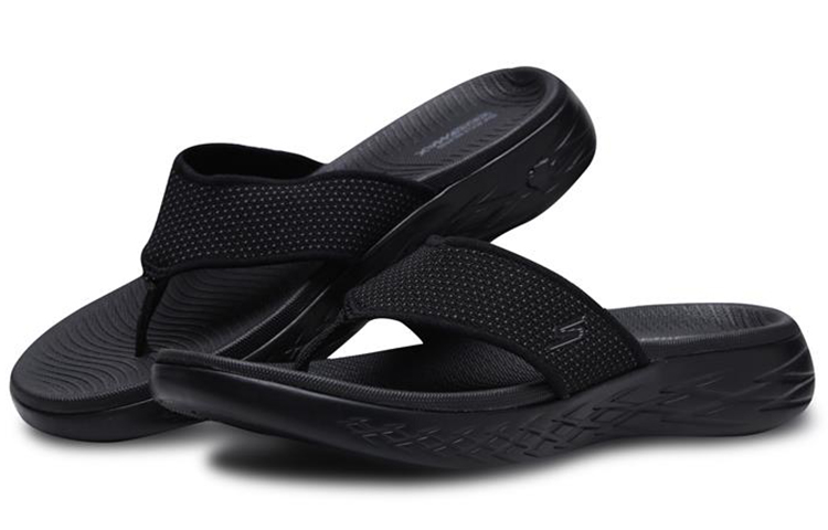 Lookbook 스케쳐스 온더고 600 컴포트 블랙 쪼리 55350-BBK