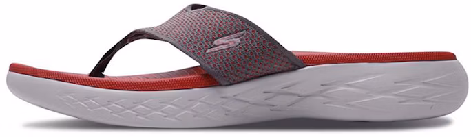 Skechers On The Go 600 'Grey Red Comfort' 55350-CCRD Skechers On The Go 600 'Grey Red Comfort' 55350-CCRD