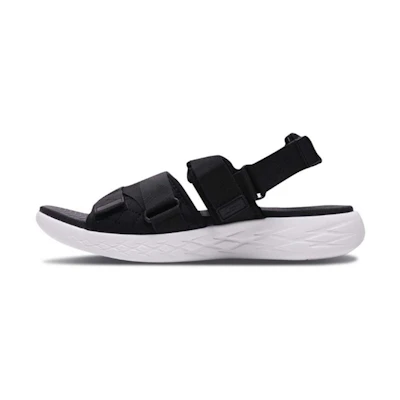 Skechers On-The-Go 600 Black Sandals 'Black White'