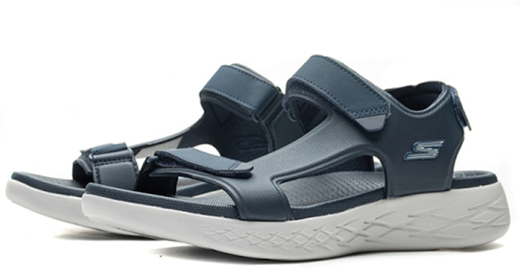 Skechers On-The-Go 600 Casual Navy Blue Sandals 55366-NVY Lookbook Skechers On-The-Go 600 Casual Navy Blue Sandals 55366-NVY
