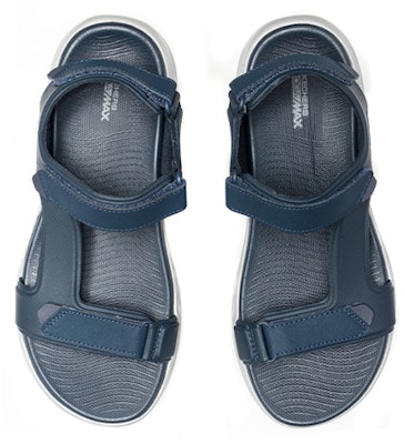 Skechers On-The-Go 600 Casual Navy Blue Sandals 55366-NVY Shop Skechers On-The-Go 600 Casual Navy Blue Sandals 55366-NVY