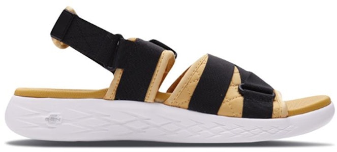 Skechers Sandal On-The-Go 600 Hitam/Emas 55367-GDBK Order Skechers Sandal On-The-Go 600 Hitam/Emas 55367-GDBK