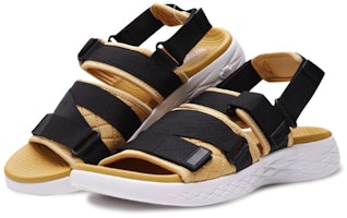 Skechers Sandal On-The-Go 600 Hitam/Emas 55367-GDBK Lookbook Skechers Sandal On-The-Go 600 Hitam/Emas 55367-GDBK