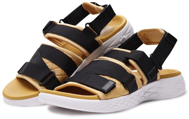 Skechers On-The-Go 600 Sandal Hitam/Emas 55367-GDBK Lookbook Skechers On-The-Go 600 Sandal Hitam/Emas 55367-GDBK