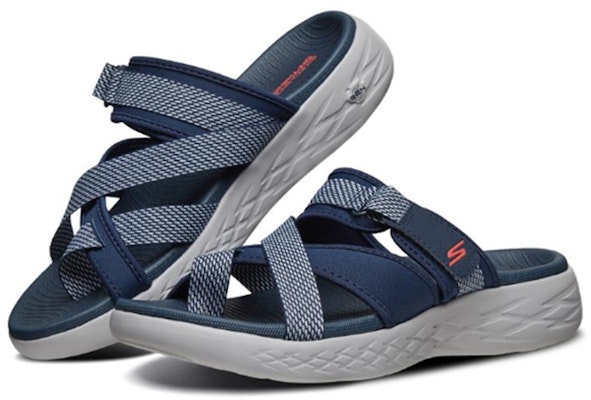 스케쳐스 온더고 600 샌달 블루/그레이 (Skechers Onthego 600 Sandal Blue/Grey) 55361-NVGY Lookbook 스케쳐스 온더고 600 샌달 블루/그레이 (Skechers Onthego 600 Sandal Blue/Grey) 55361-NVGY