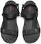 Lookbook Skechers On The Go 600 Velcro Sukan Hitam Tapak Rata Sandal Terbuka 55383-BBK