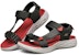 Skechers On The Go 600 Sandal Velcro Hitam/Merah 55383-BKRD