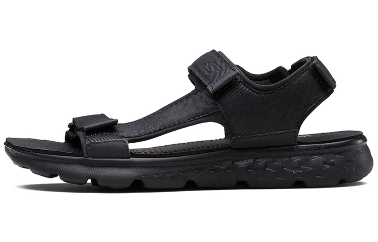 Skechers On The Go 'Black Velcro Sport Sandal'