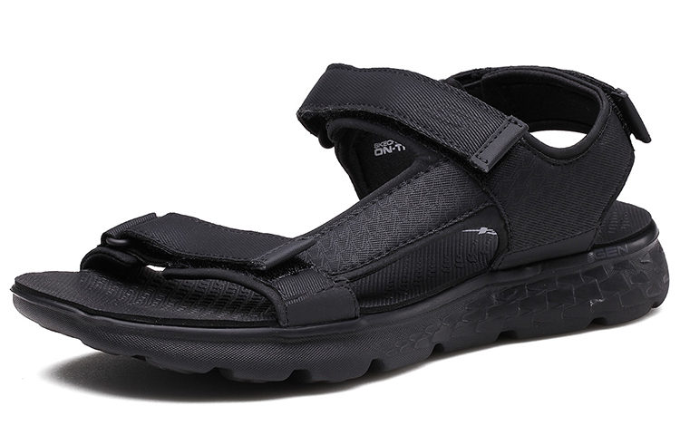 Skechers On The Go 'Black Velcro Sport Sandal' 圖 3
