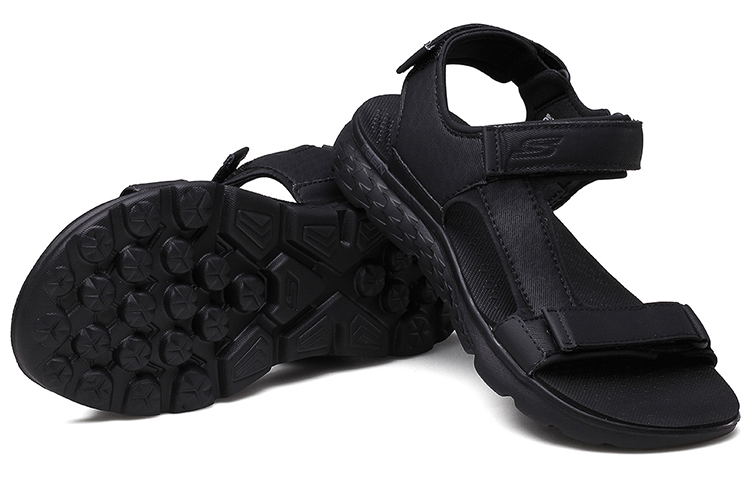 Skechers On The Go 'Black Velcro Sport Sandal' 圖 6