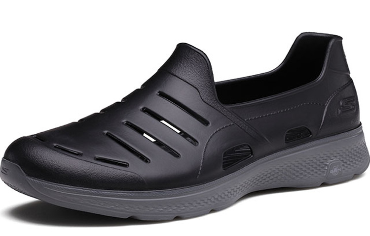 Lookbook Skechers One Pedal Sandal Hitam Abu Abu Bernapas 'Hitam Abu Abu' 54270-BKGY