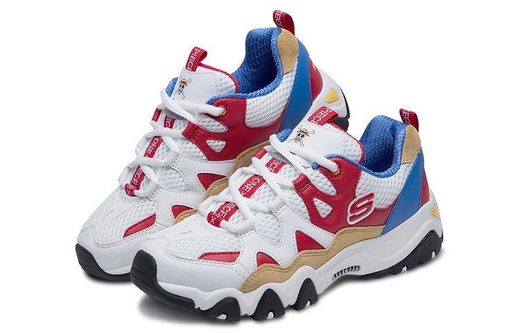Skechers One Piece D'LITES 'Red White' 圖 3