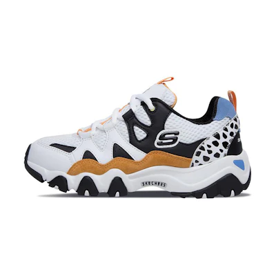 Skechers One Piece D'Lites 'Trafalgar Law White Black Gold'